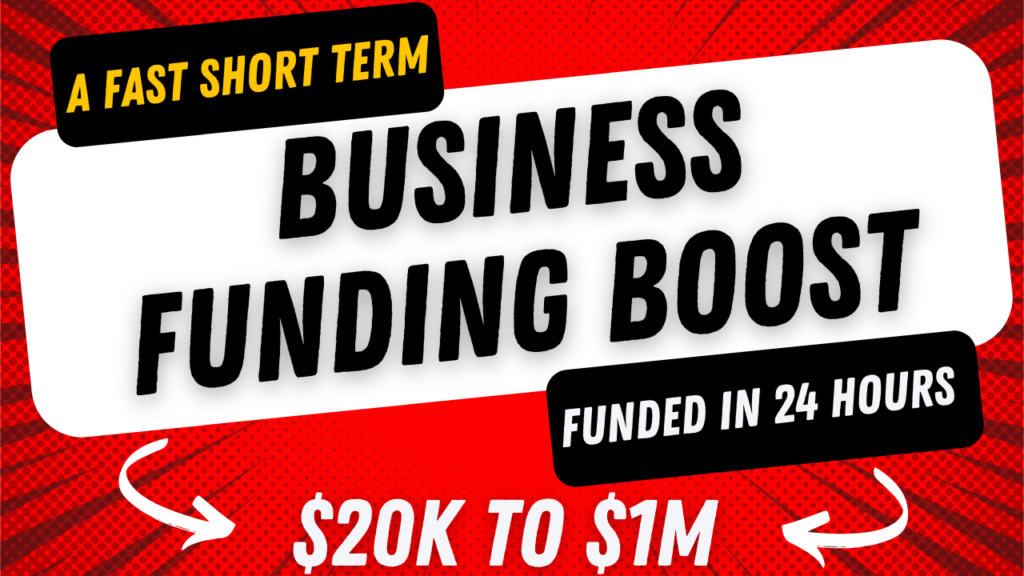 a fast short term business funding boost
